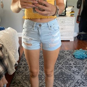 Aeropostale high waisted midi shorts
